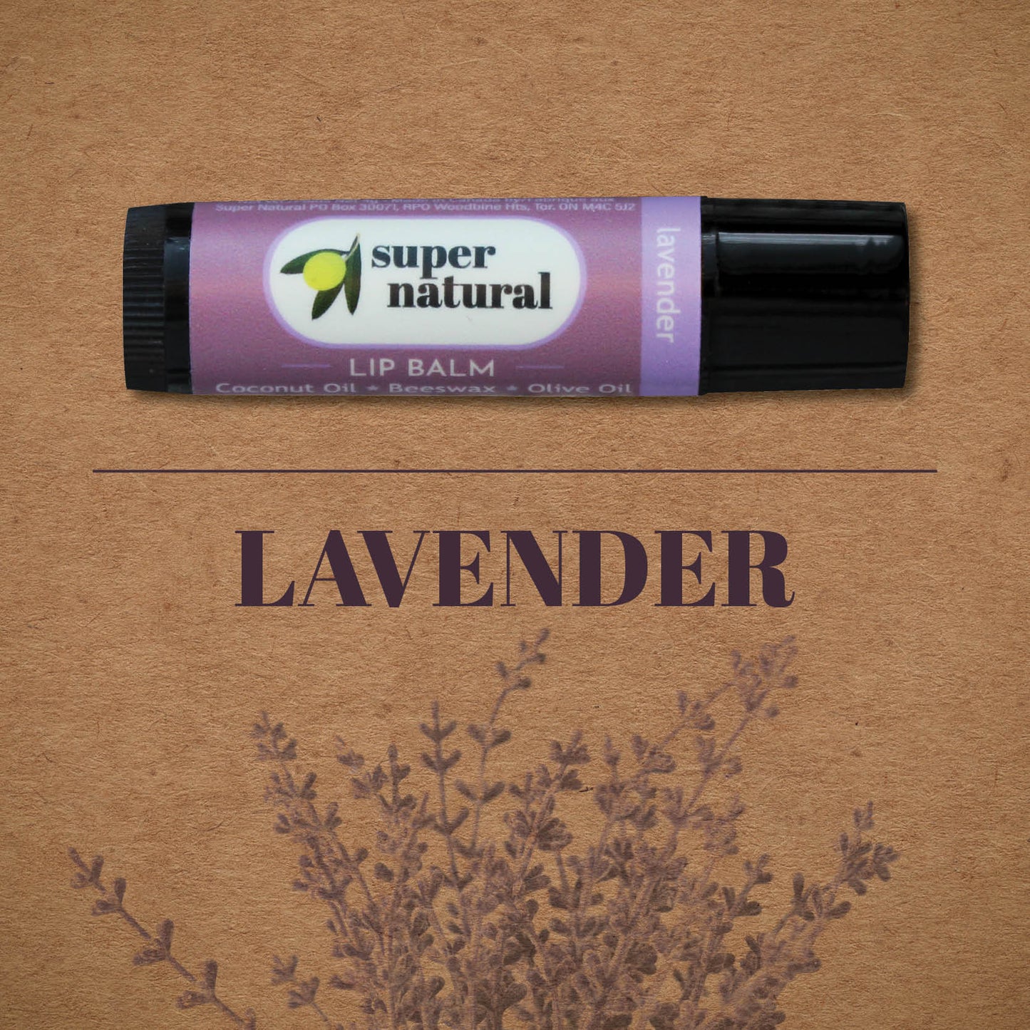 Super Natural Lip Balm - Lavender