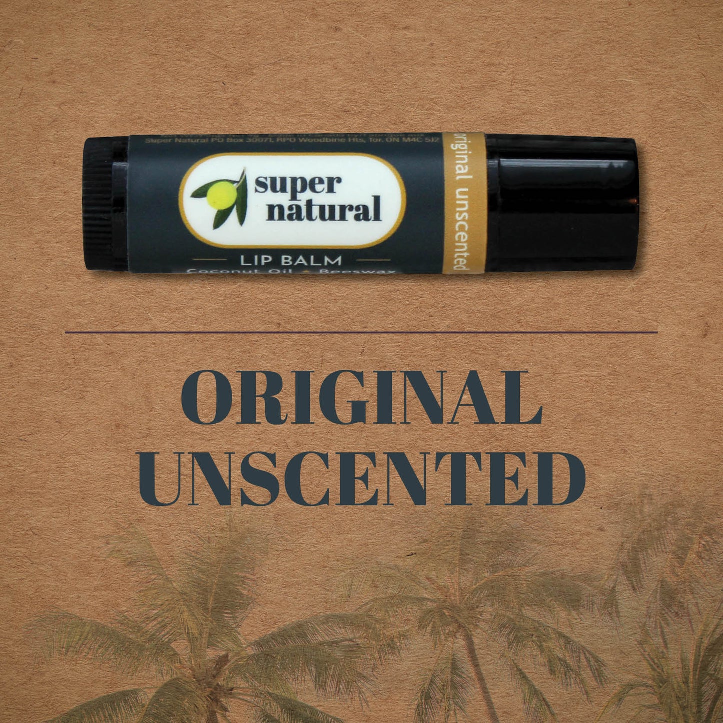 Super Natural Unscented Lip Balm - Original