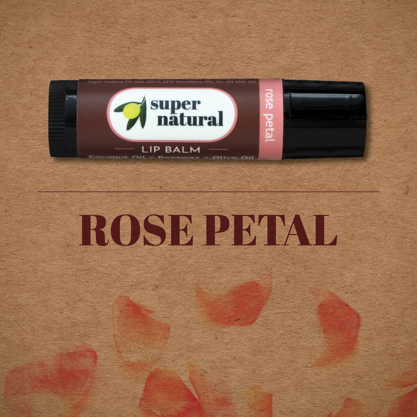 Super Natural Lip Balm - Rose Petal